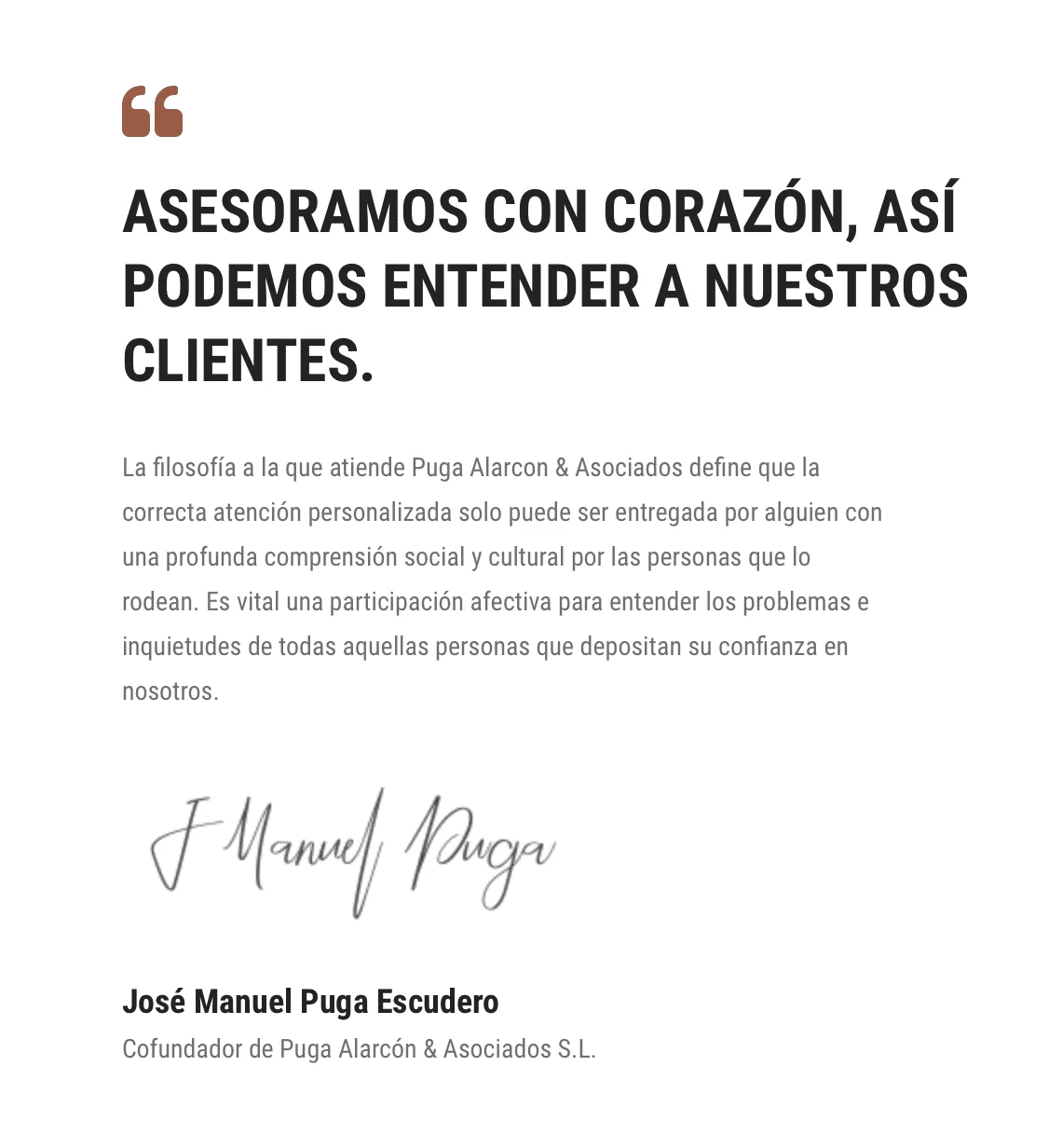 Entrevista José Manuel Escudero,<br />Socio Fundador y Consejero Delegado,<br />Puga & Alarcón<br />https://www.puga-alarcon.com<br />The Ambassadors Sections