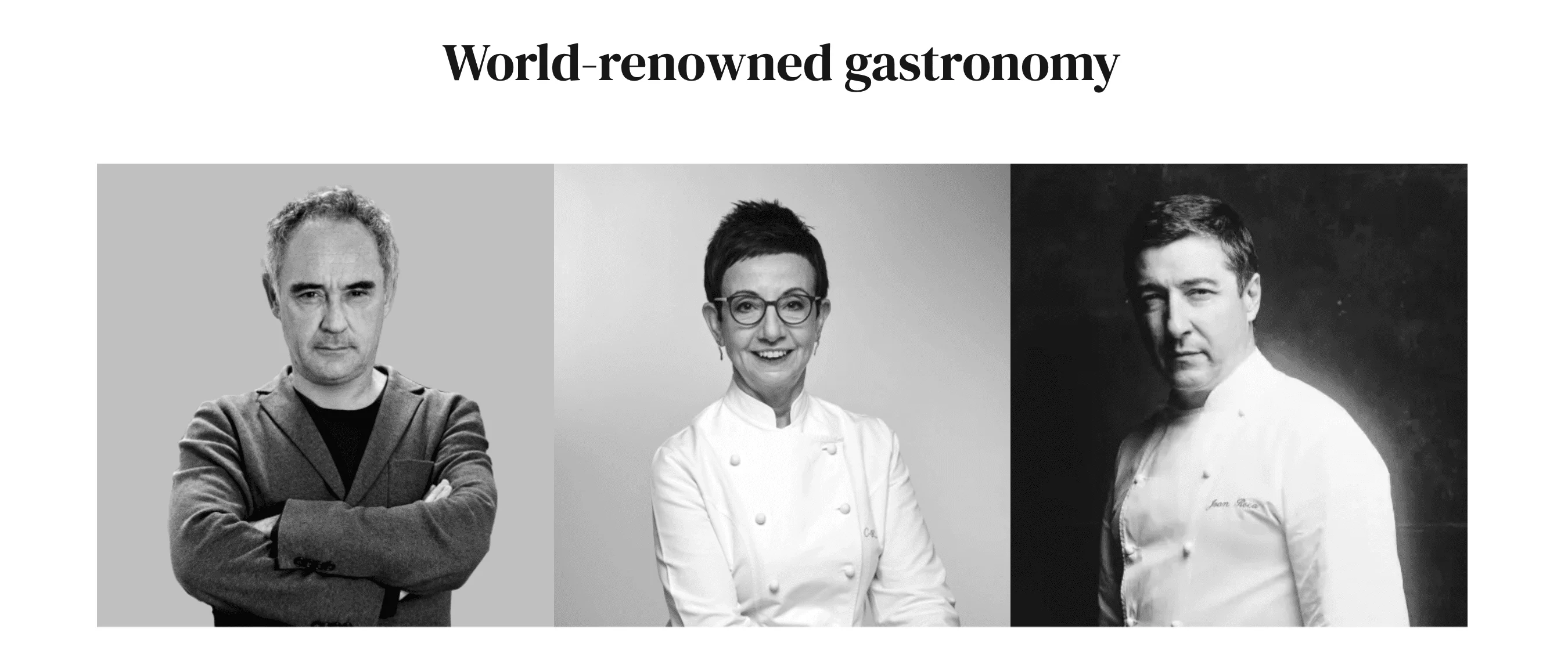 Catalonia, World Renowned Gastronomy Catalonia, World Renowned Gastronomy