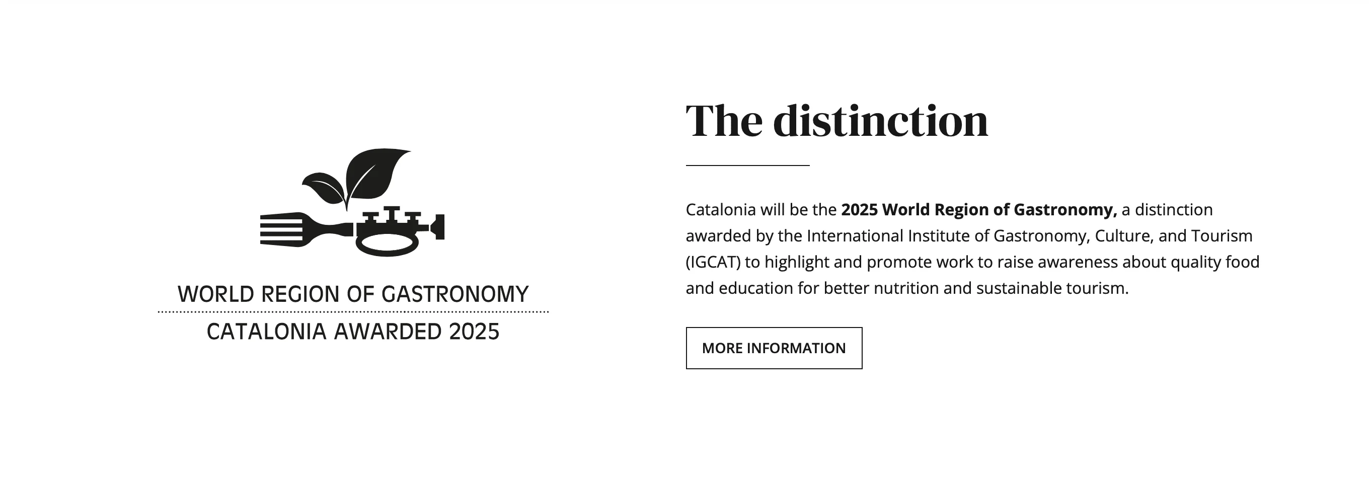 Catalonia World Region of Gastronomy 2025 Catalonia World Region of Gastronomy 2025