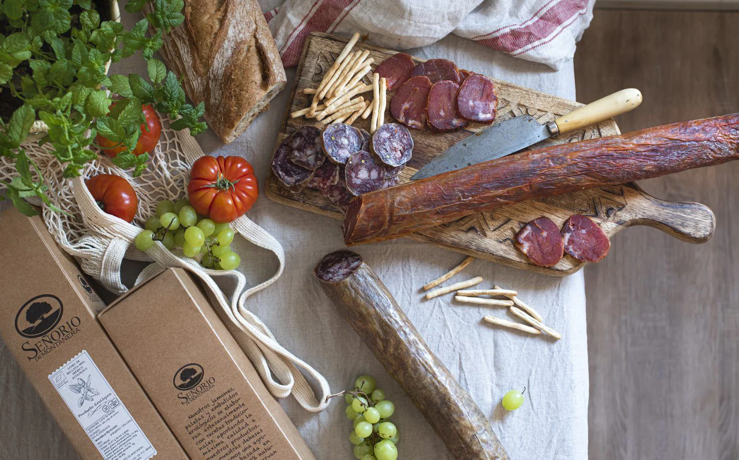 Señorío de Montanera organic iberico products