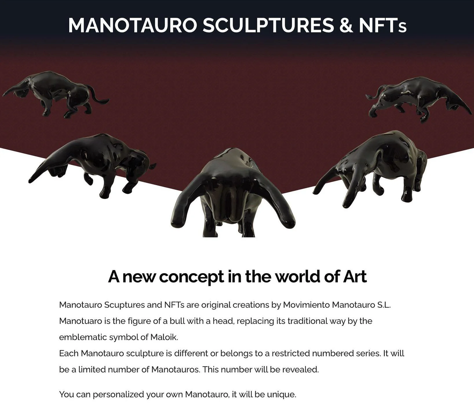 Manotauro Sculptures & NFTs https://manotauro.eu The Ambassadors Sections Manotauro Sculptures & NFTs https://manotauro.eu The Ambassadors Sections