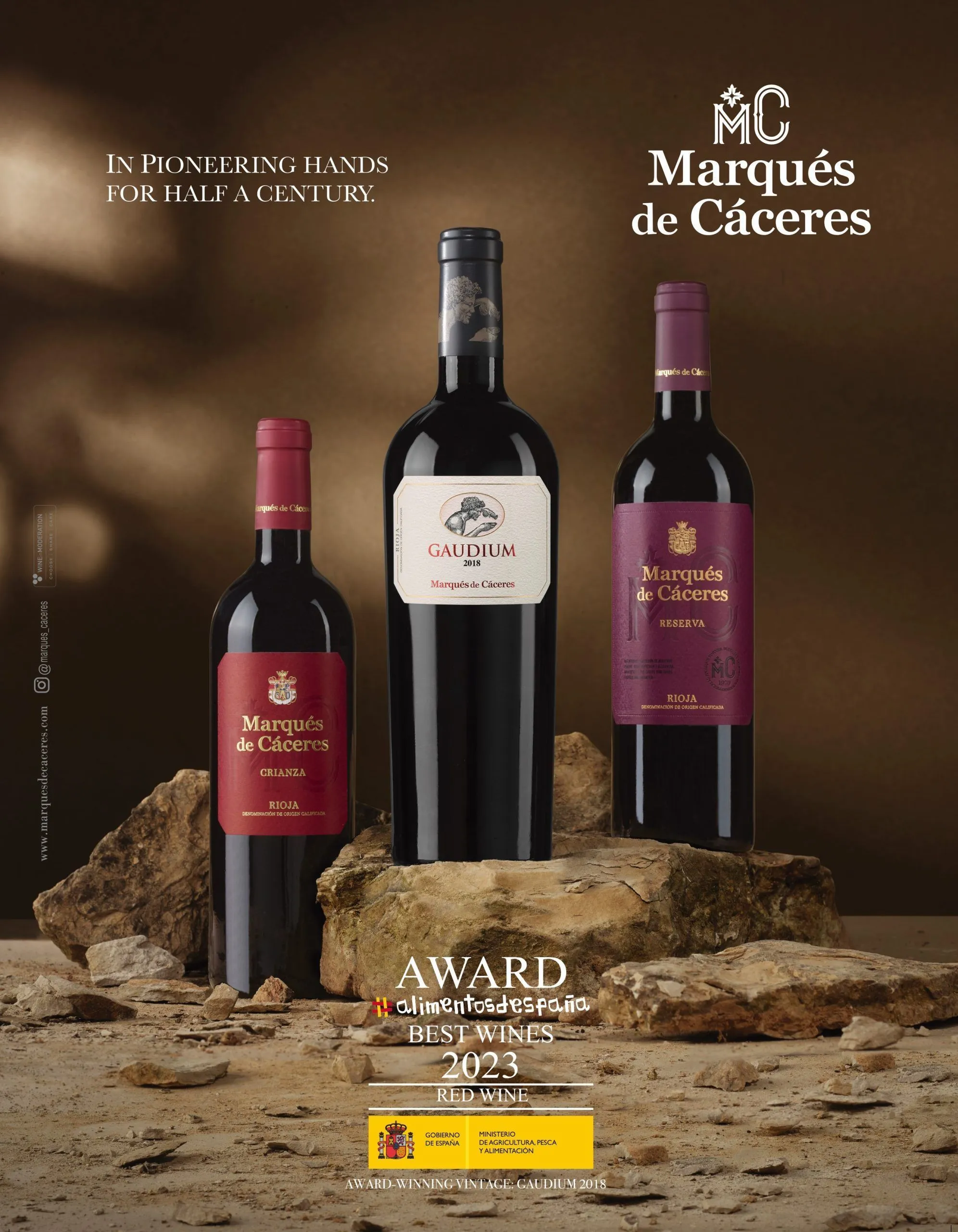Marqués de Cáceres, Sublime Excellence - The Ambassadors Sections